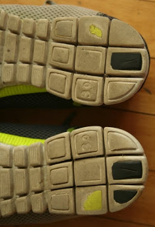 Nike Free 3.0 heel wear