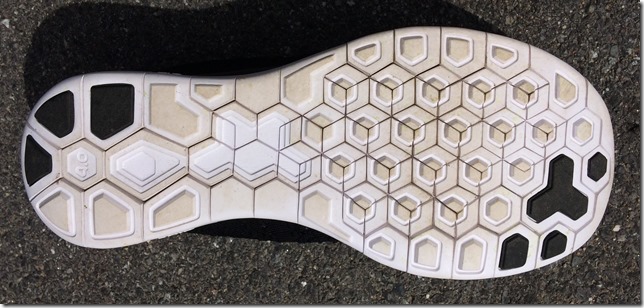 Nike Free 4.0 Flyknit sole