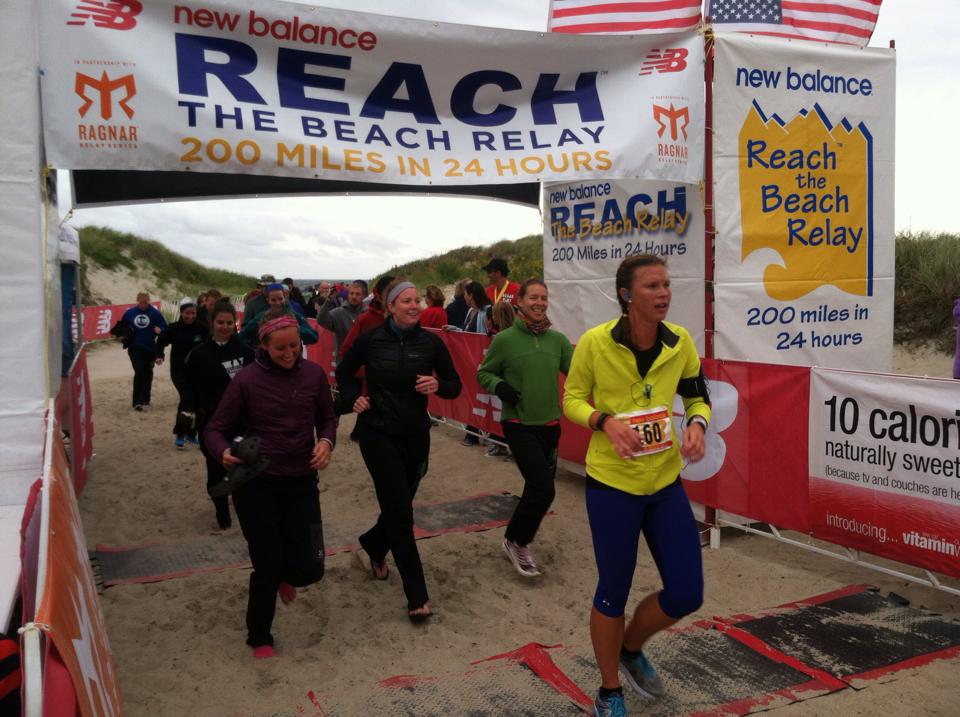 NH Reach the Beach Relay Race Report by My Wife Erin