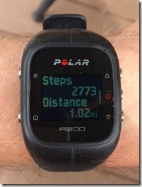 Polar A300 Steps