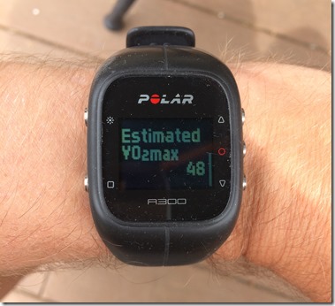 Polar A300 VO2max