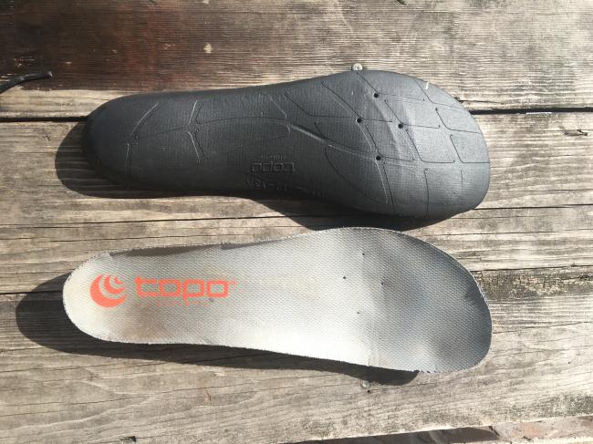 New, simplified and lighter footbed.
