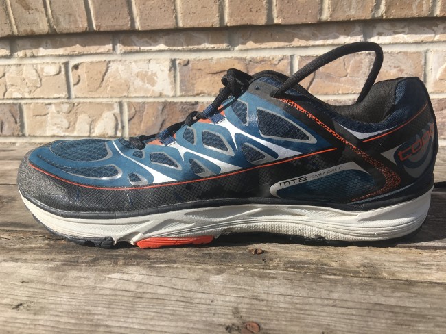 Great new midsole design that adds 3mm to forefoot stack height of original MT/Runventure design and offers a slightly softer and more responsive feel. Additionally midfoot is a bit narrower which leads to a better fit in the arch for me.