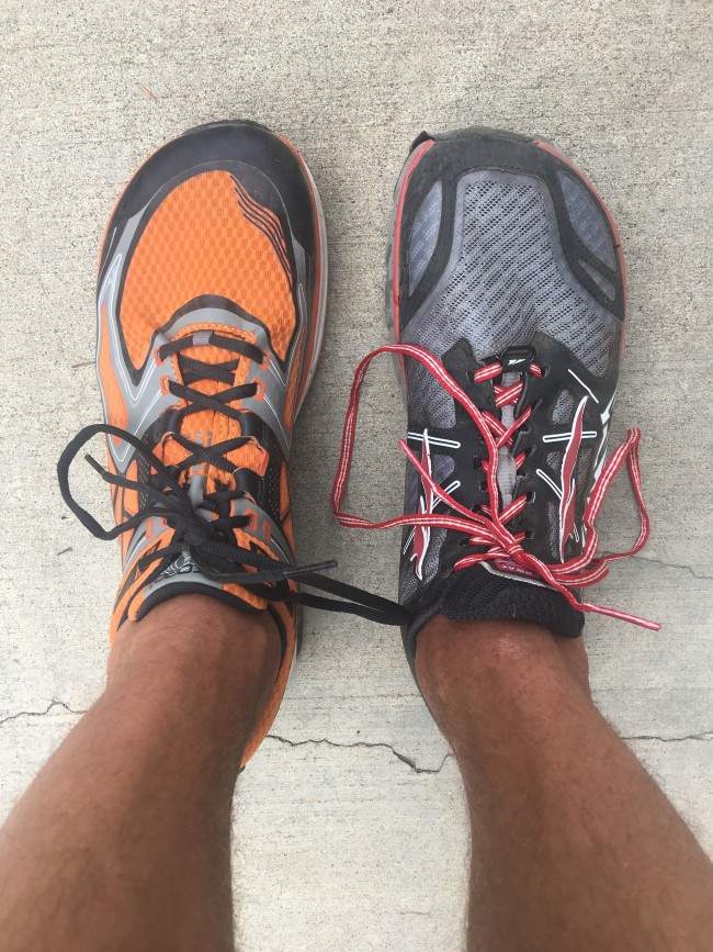 Too much volume in the midfoot on the Lone Peak 3.0 last. Shown in comparison is the Topo Athletic Ultrafly which has a very similar toebox but much more secure midfoot...you don't have to have a loose midfoot to have a wide toebox.
